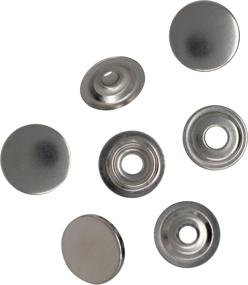 Dritz 5/8" Heavy Duty Snap Kit, 8 Sets with Tools, Silver - Image 2